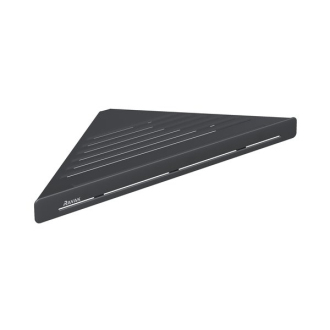 Ravak Polička Slim C, čierna/chróm X07P576