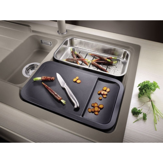 Blanco CLASSIC Neo 6 S 524121 drez s odkvapom, obojstranný biela drez vstavaný