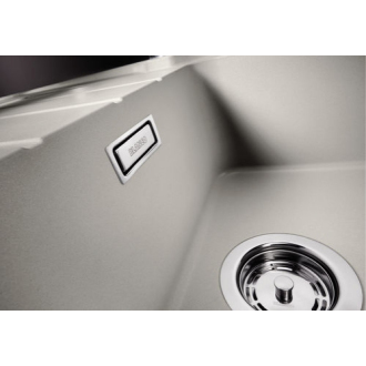 Blanco CLASSIC Neo 45 S 524000 drez s odkvapom, obojstranný aluminium drez vstavaný