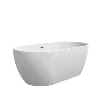 Ravak Vaňa FREEDOM O 1690x800 snowwhite/black overflow voľne stojaca XC00100032