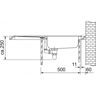 Franke &quot;ETN 614 N ETHOS 3 1/2&quot;&quot; nerez&quot; 101.0286.132