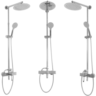 Rea Aldi sprchový set, chróm REA-P8801