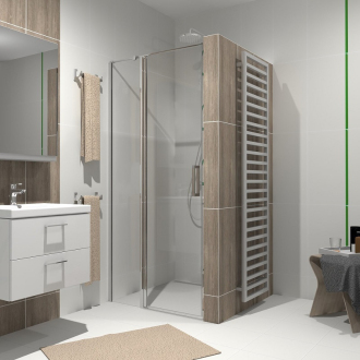 Cersanit Moduo sprchové dvere 90x195 ľavé číre sklo S162-005