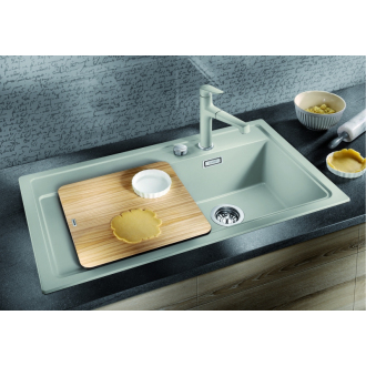 Blanco ZENAR 5S 523907 drez s odkvapom, drez vpravo aluminium drez vstavaný