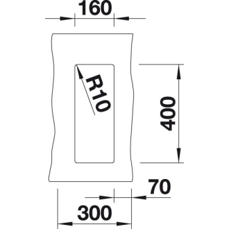 Blanco SUBLINE 160-U 523396 jednodrez antracit drez pod dosku