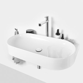 Ravak umývadlo Yard 400 keramické white XJX01240002
