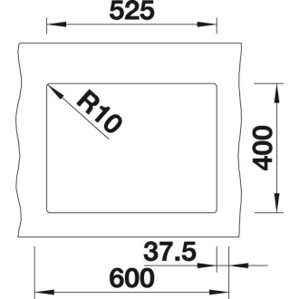 Blanco SUBLINE 340/160-U 523552 dvojdrez, hlavný drez vľavo biela drez pod dosku