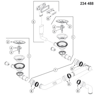 Blanco SUBLINE 340/160-U 523562 dvojdrez, hlavný drez vpravo biela drez pod dosku