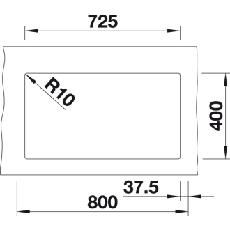 Blanco SUBLINE 350/350-U 523581 dvojdrez tartufo drez pod dosku