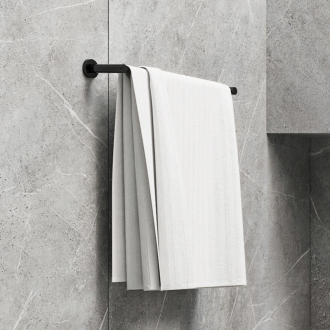 Omnires MODERN PROJECT MP60214BL Držiak na uteráky 40cm, čierna mat
