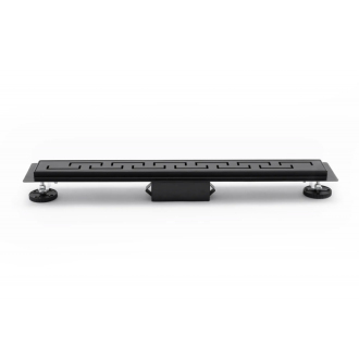 Lineárny odtok Rea Greek Black Mat