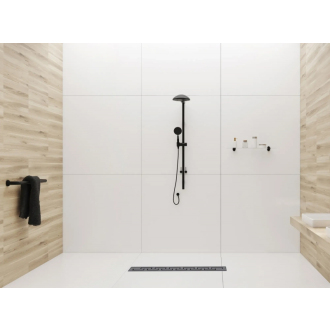 Lineárny odtok Rea Greek Black Mat