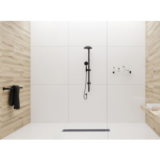 Lineárny odtok Rea Greek Black Mat