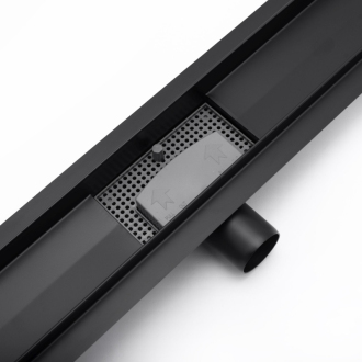 Lineárny odtok Rea Greek Black Mat
