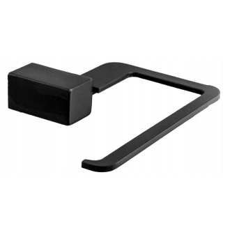 Držiak na toaletný papier s policou Rotary Black Mat 392602