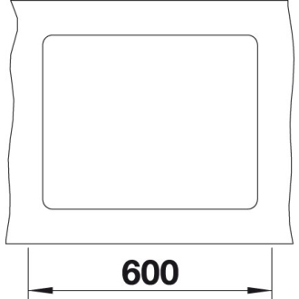 Blanco SUBLINE 500-F 523535 jednodrez bez odkvapu biela drez do roviny