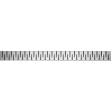 ALCA ZIP-850M Rošt pre líniový podlahový žľab, nerez-mat