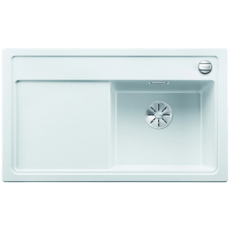 Blanco ZENAR 45S-F 523816 drez s odkvapom, drez vpravo biela drez do roviny