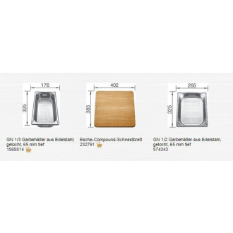 Blanco ZENAR XL 6 S DGP 524052 drez s odkvapom, drez vpravo antracit drez vstavaný