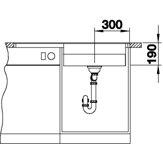Blanco ZENAR XL6S-F DGP 524084 drez s odkvapom, drez vpravo aluminium drez do roviny
