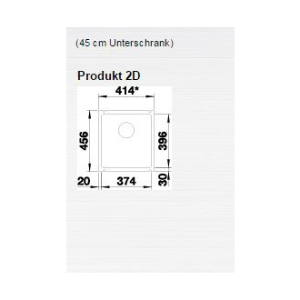 Blanco SUBLINE 375-U 523727 jednodrez magnólia lesklá drez pod dosku