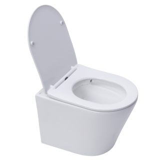 INFINITIO závesný klozet Rim-ex vr. sedátka 48 cm biela SATINF010RREXP