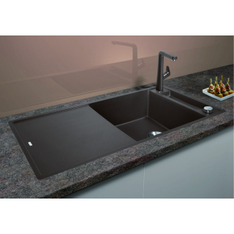Blanco AXIA III XL 6S-F 523528 drez s odkvapom, obojstranný aluminium drez do roviny