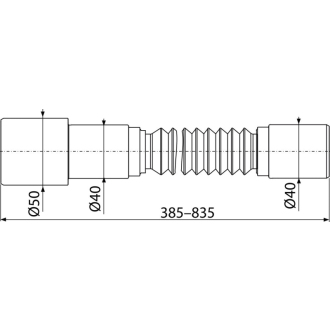 ALCA A795 Flexi prepojenie 50/40×40