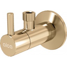 ALCA ARV001-GP Ventil rohový s filtrom 1/2"×3/8", GOLD-lesk
