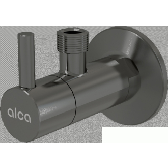 ALCA ARV001-GM-P "Ventil rohový s filtrom 1/2""×3/8"", GUN METAL-lesk"