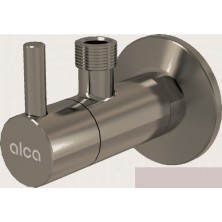 ALCA ARV001-NB "Ventil rohový s filtrom 1/2""×3/8"", NICKEL-kefovaný mat"