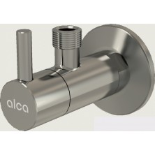 ALCA ARV001-NP "Ventil rohový s filtrom 1/2""×3/8"", NICKEL-lesk"