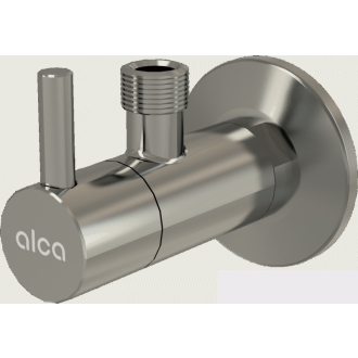 ALCA ARV001-NP "Ventil rohový s filtrom 1/2""×3/8"", NICKEL-lesk"