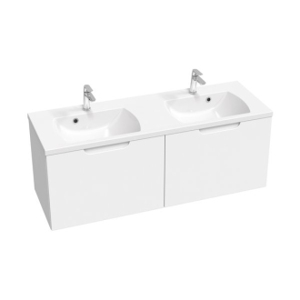 Ravak dvojumývadlo Classic II 1300 white s otvormi XJX01113000