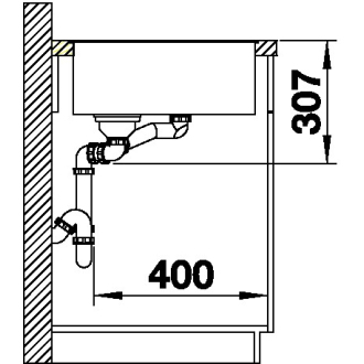 Blanco AXIA III 6S-F 523491 drez s odkvapom, drez vpravo aluminium drez do roviny