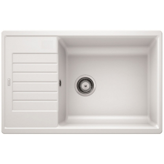 Blanco ZIA XL 6 S Compact 523277 drez s odkvapom, obojstranný biela drez vstavaný