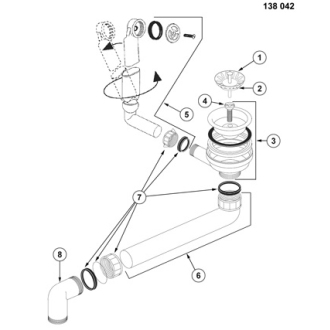 Blanco ZIA XL 6 S Compact 523282 drez s odkvapom, obojstranný kávový drez vstavaný