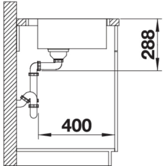 Blanco ZEROX 700-IF/A DURINOX 523102 jednodrez bez odkvapu drez vstavaný/do roviny