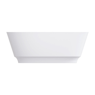 Omnires NEO M+ NEO158WWBM Vaňa voľne stojaca 158x72cm, liaty mramor, biela mat