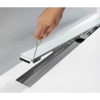 TECEdrainline rošt sklo biele 90cm 600991