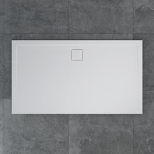 SANSWISS LIVADA sprchová vanička z liateho mramoru, obdĺž.70x140x3,7 cm, biela W20AL07014004