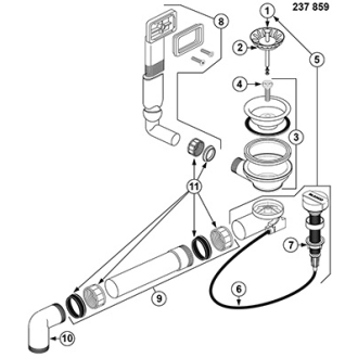 Blanco DINAS XL 6S Compact 525120 drez s odkvapom, obojstranný nerez kartáčovaná, vstavaný
