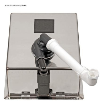 Blanco BLANCO CLARON 340-U DX 523384 jednodrez nerez Durinox® drez pod dosku