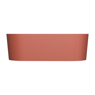 Omnires OVO M+ OVOWWTE Vaňa voľne stojaca 160x75cm, liaty mramor, terracotta