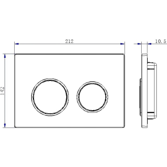 TECEdrainline rovný žľab s prírubou 70cm 600701