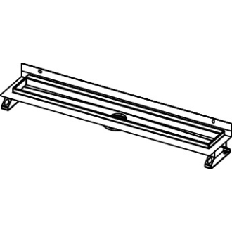 TECEdrainline rovný žľab s prírubou 90cm 600901