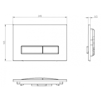TECEdrainline-Evo, sprchový žliabok, 90cm 600902
