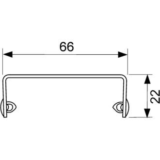 TECEdrainline rošt &quot;basic&quot; 70cm mat 600711