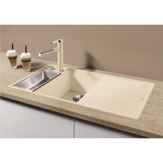 Blanco AXIA III 6 SF 524665 drez s odkvapom, drez vľavo aluminium drez do roviny