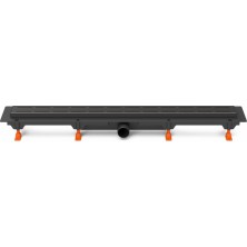 Podlahový linear. žľab čierny 950 mm, bočné D40, line čierna CH 950 LC